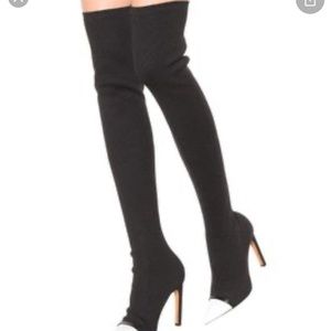 Givenchy Over the Knee Jersey Boots